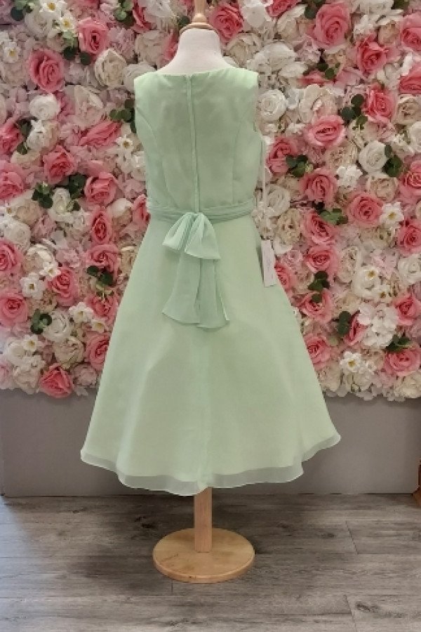 LIME GREEN CHIFFON CONFIRMATION DRESS BY RICHARD DESIGN LIME GREEN CHIFFON CONFIRMATION DRESS BY RICHARD DESIGN