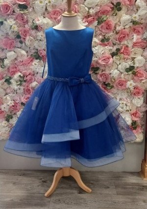 Royal blue shop confirmation dresses